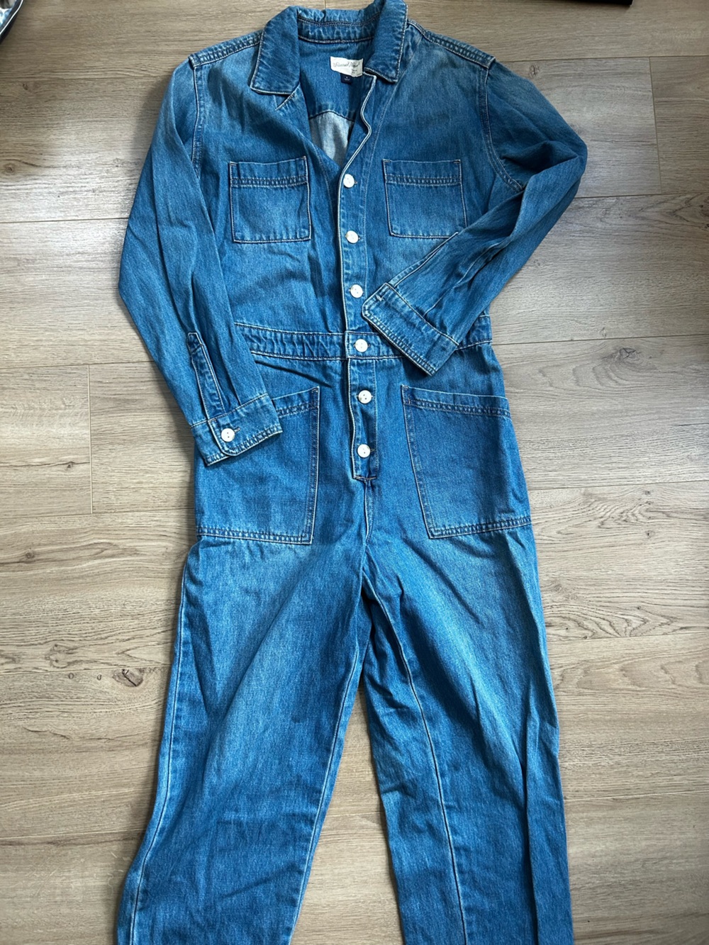 Universal Thread Light Blue Denim Jumpsuit